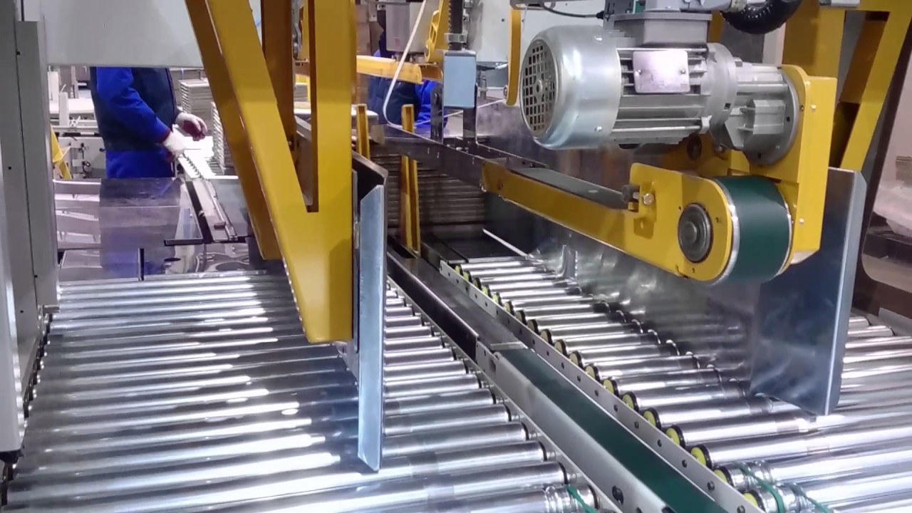 Mitsubishi EVOL 100 automatic carton box machine with New Feeder