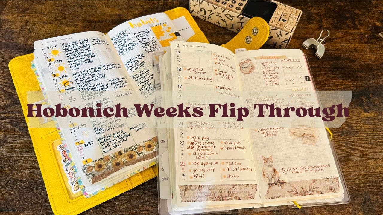 Hobonichi Weeks Flip Through | March 2025