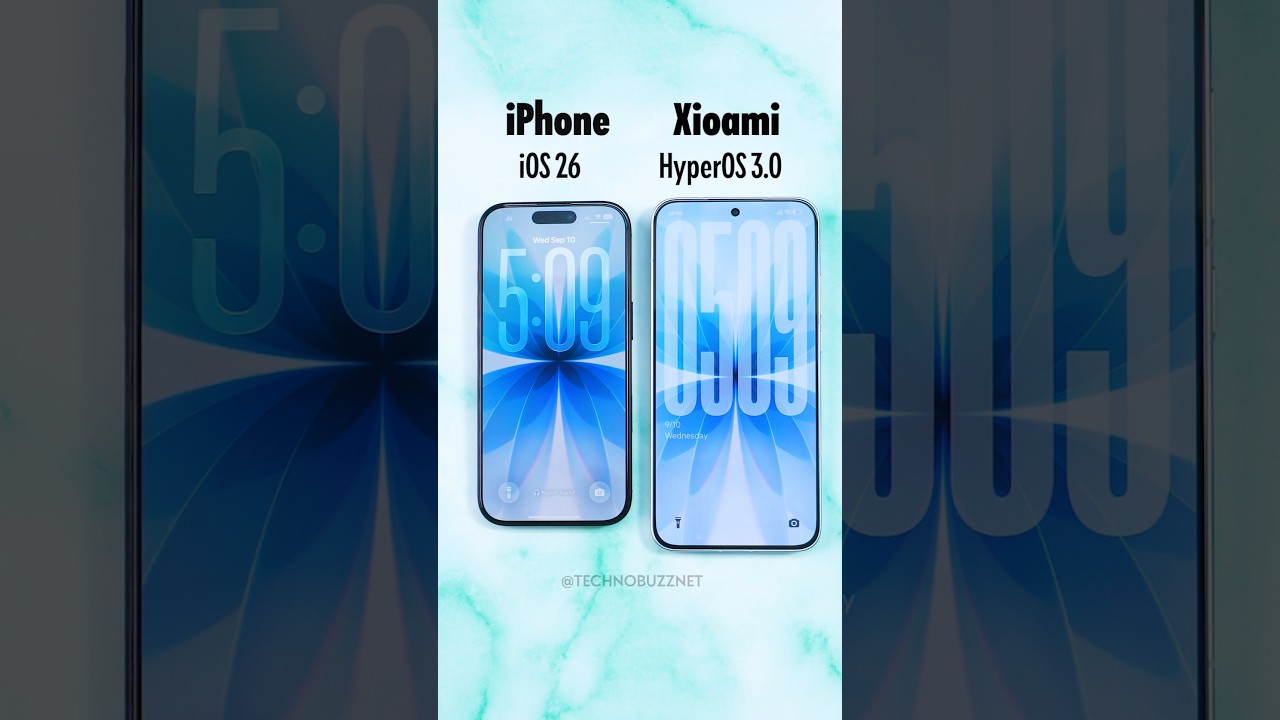 iOS 26 vs HyperOS 3: AOD to Lockscreen Animation Battle!