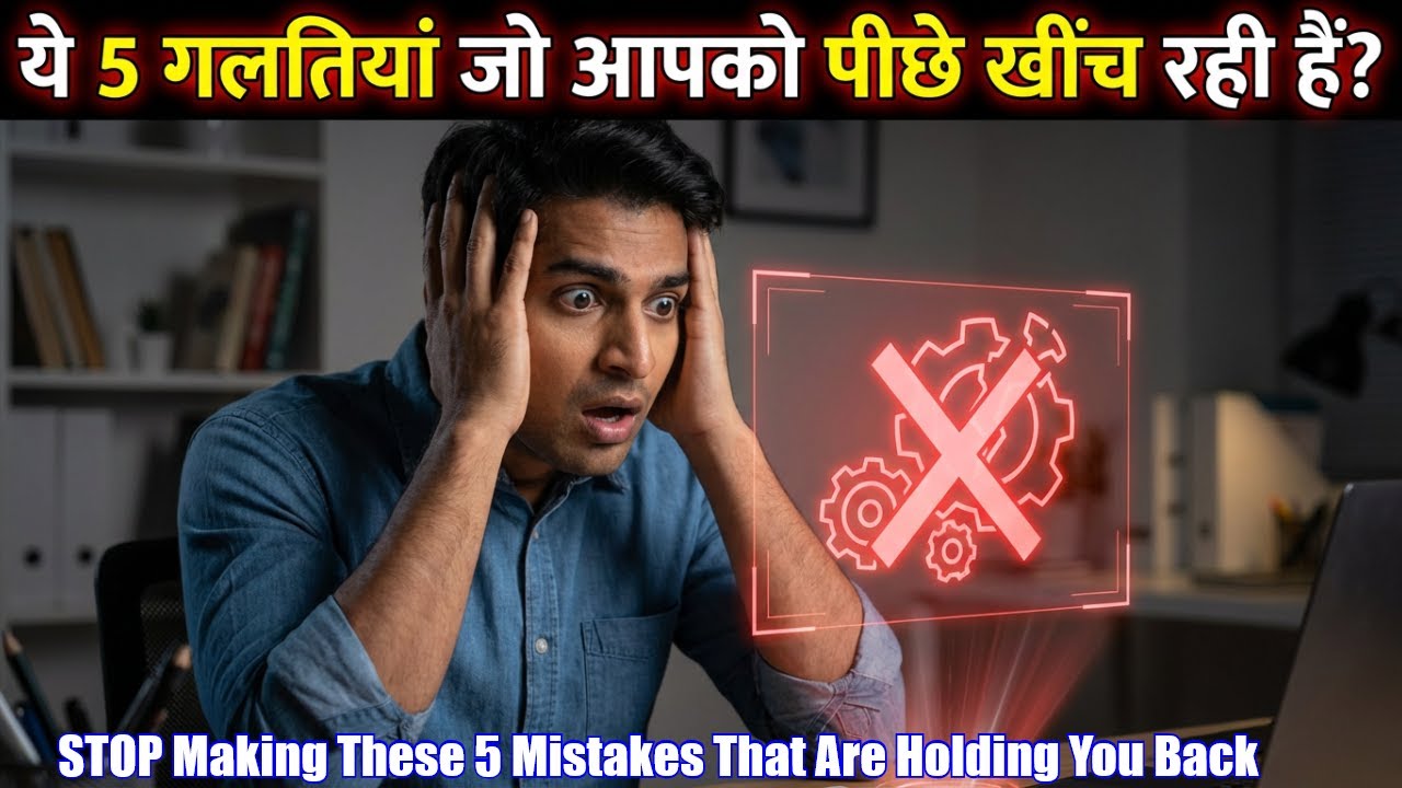 ये 5 गलतियां जो आपको पीछे खींच रही हैं STOP Making These 5  Mistakes That Are Holding You Back