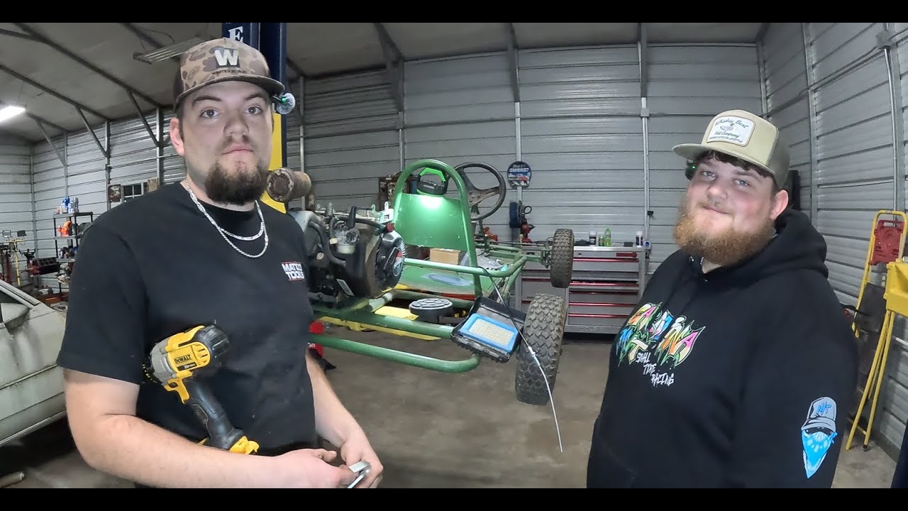 Pressure washer motor on a Go-cart?