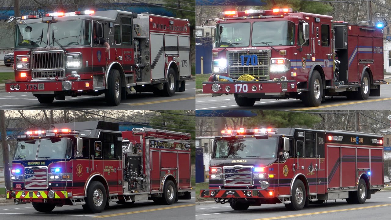 Elmsford FD Working Structure Fire Response