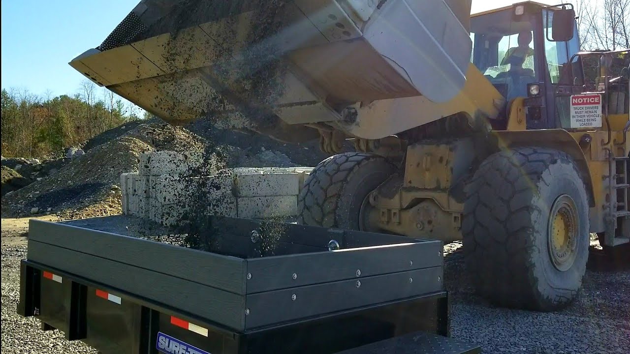 Sure-Trac Utility Dump Trailer Review (4.5' x 8') - at the Quarry