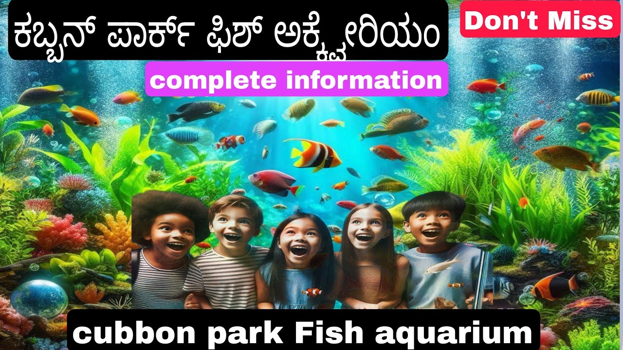 ಫಿಶ್ ಅಕ್ವಾರಿಯಂ| Exploring Cubbon Park Fish Aquarium | Best Aquarium in Bangalore | A Complete Tour