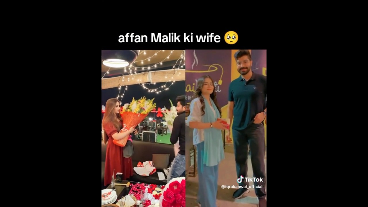 AFFAN Malik Wife Face Reveal 🤭😱#ytshortsviral #ytshorts #affanmalik#facereveal#alishbaanjum