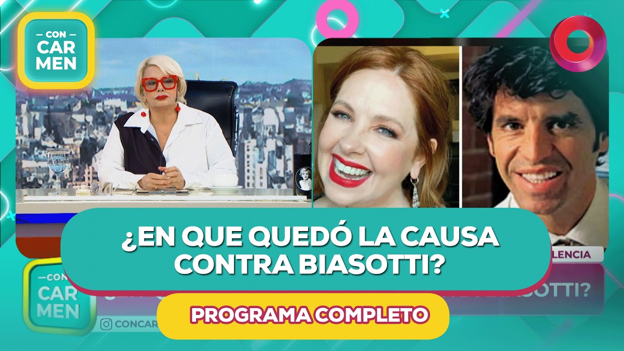¿En que quedó la causa contra Biasotti? | #ConCarmen Completo  - 10/03 - El Nueve