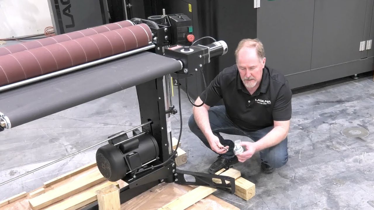 How To Assemble A SuperMax 37x2 Double Drum Sander