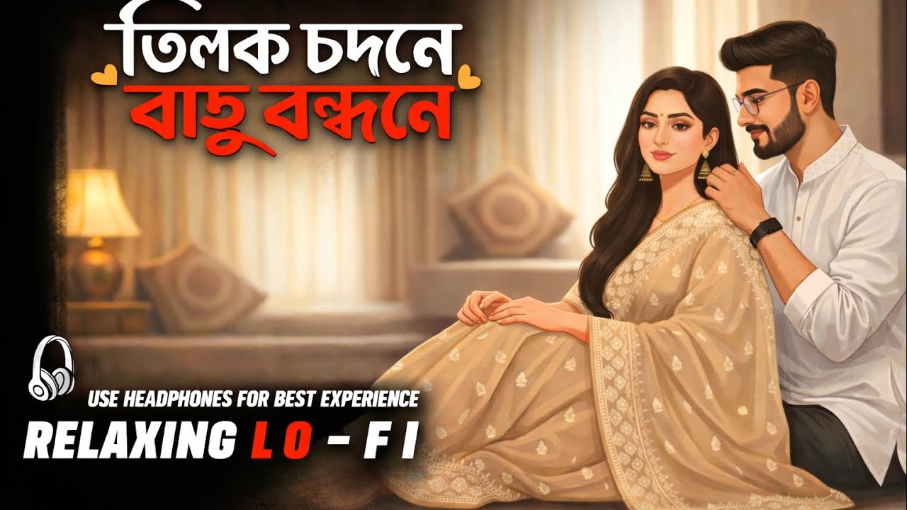 Tilak Chandone Bahu Bandhone Bengali Lofi 💔 Slowed & Reverb