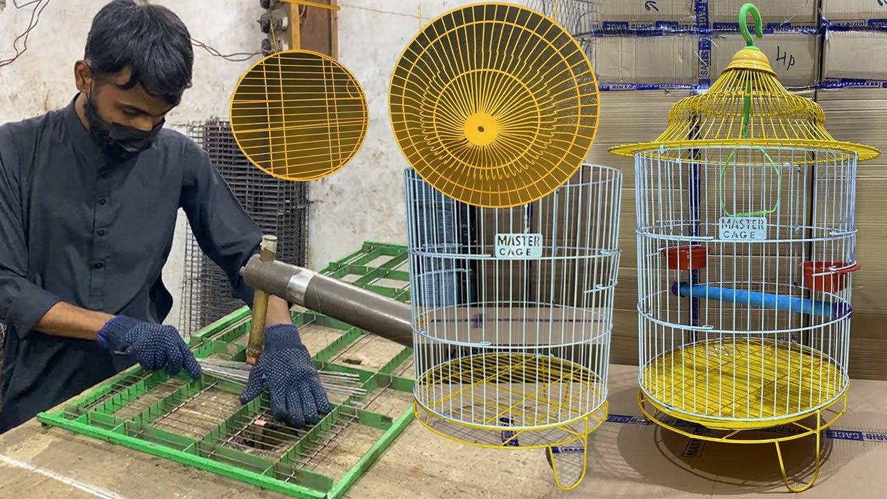 How to Make a Round Bird Cage || Making Beautiful Round Cage || Master Cage Manufacturing Company