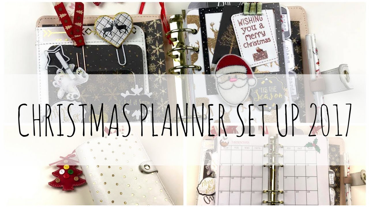 CHRISTMAS PLANNER SET UP 2017 | + Free Printable Inserts