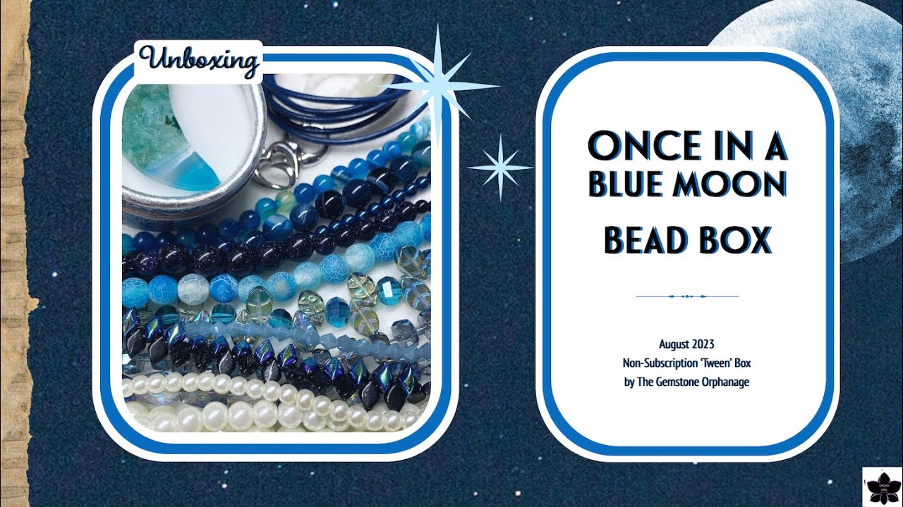 Once in a Blue Moon Bead Box by The Gemstone Orphanage