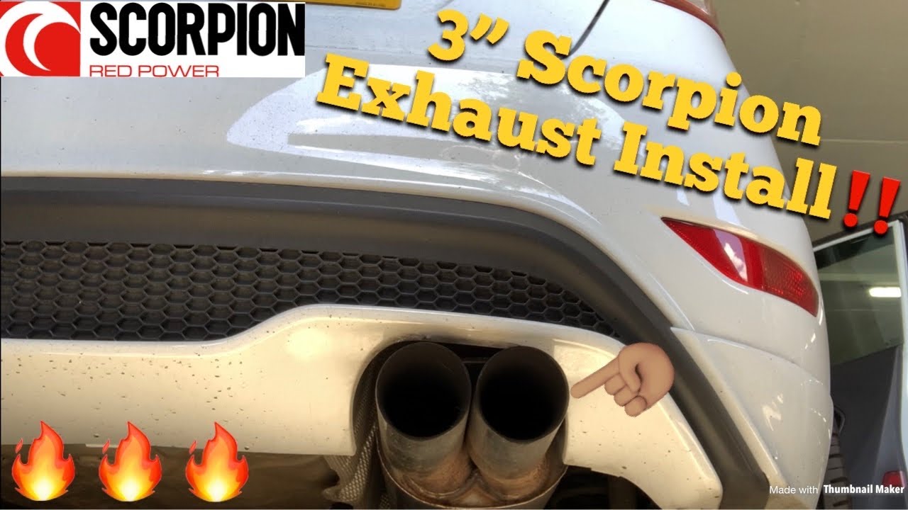 Fiesta ST: Scorpion Exhaust Install
