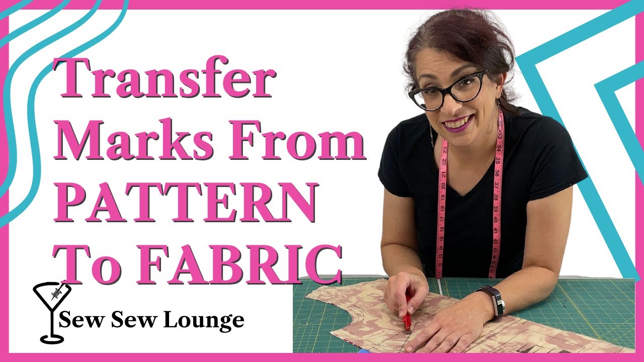 Transfer Pattern Marks to Fabric (Butterick 4498)
