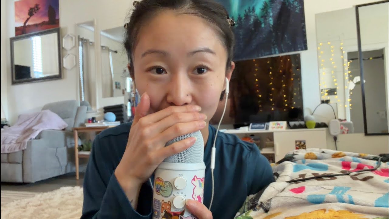 ASMR Close up whispers about change and stress 