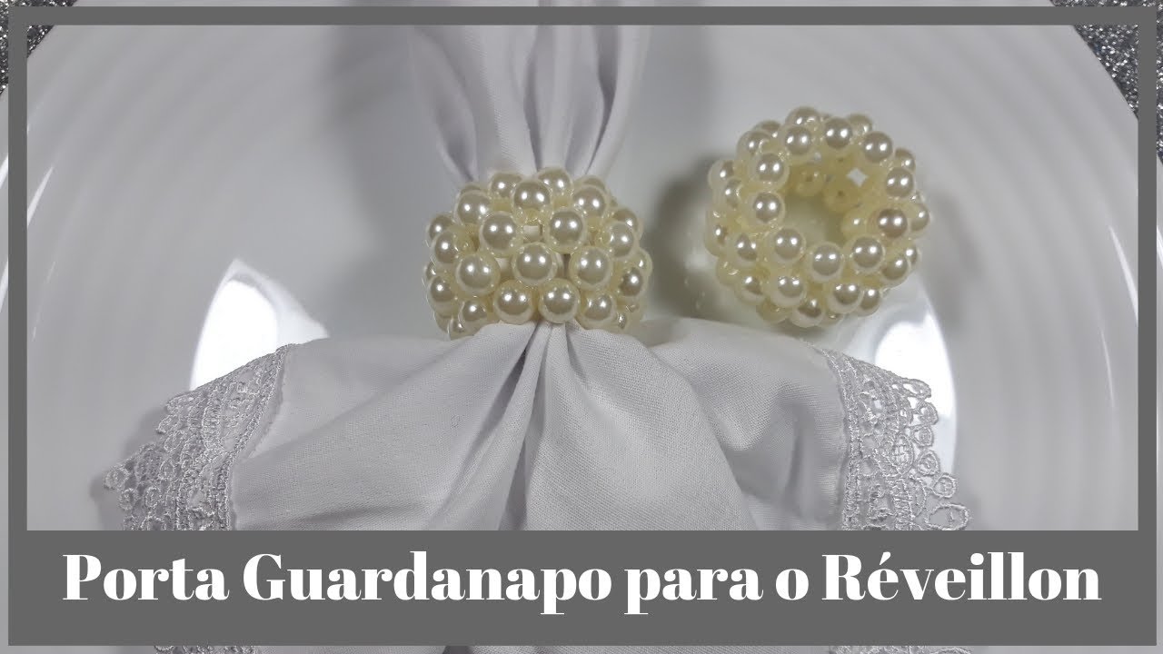Porta Guardanapo para o Réveillon Passo a Passo