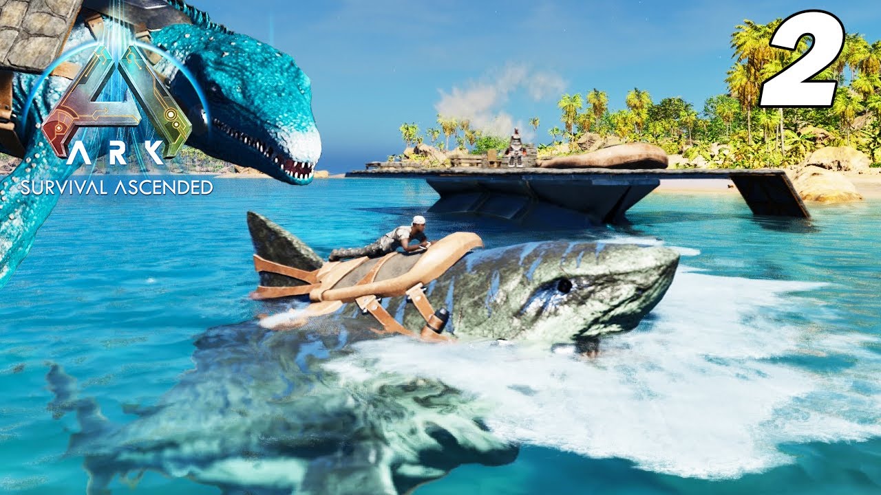 On capture un Mégalodon pour protéger le Mosasaure  ! Ark Ascended #2