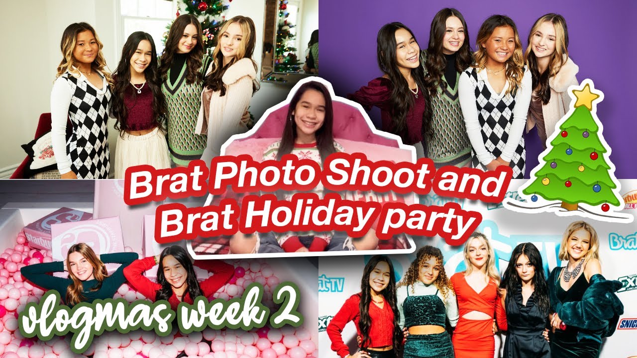 Brat TV Holiday Party & Photoshoot BTS  VLOGMAS - week 2 | Alysa Gutierrez-Sierra