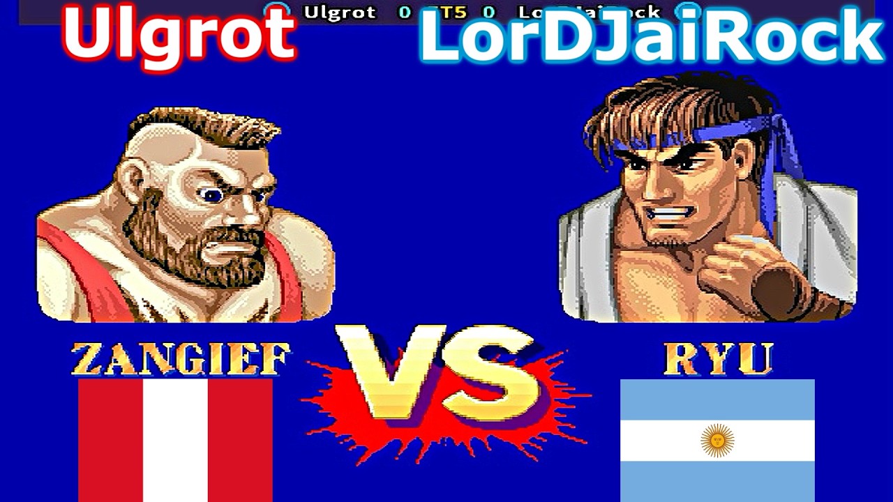 Street Fighter II': Champion Edition (JAPAN) - Ulgrot vs LorDJaiRock FT5