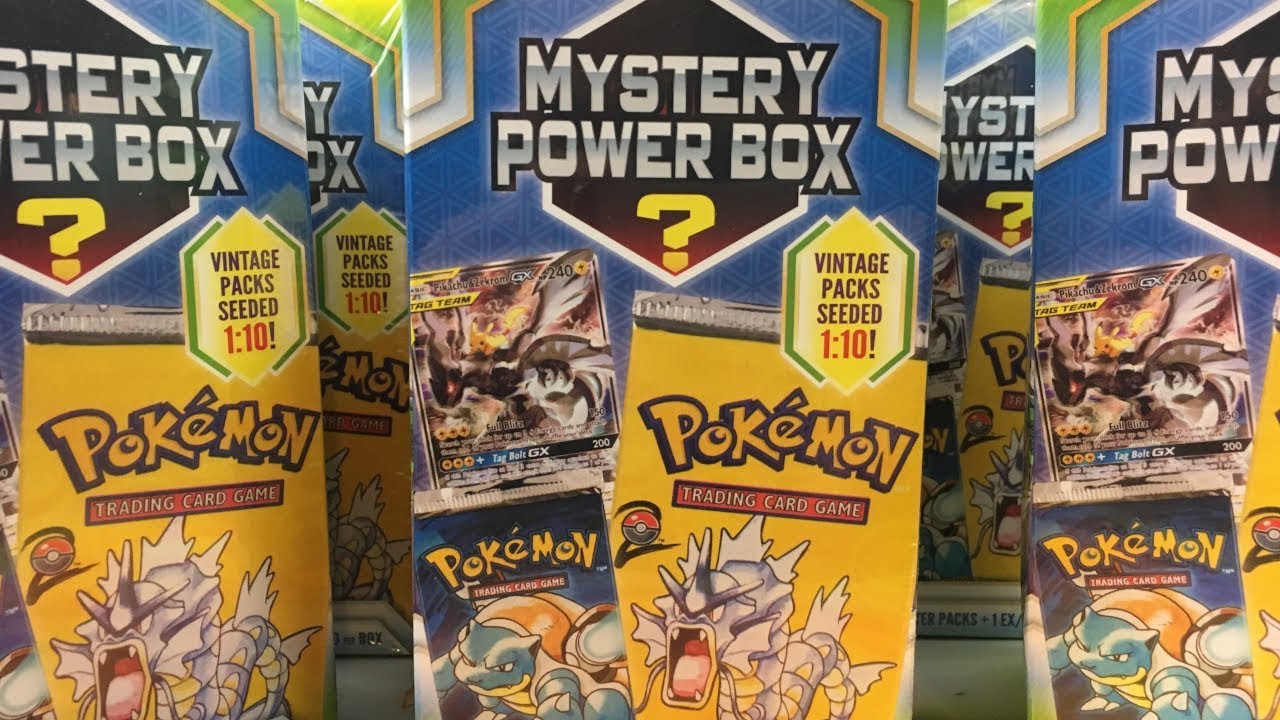 Opening Pokemon Mystery boxes x4