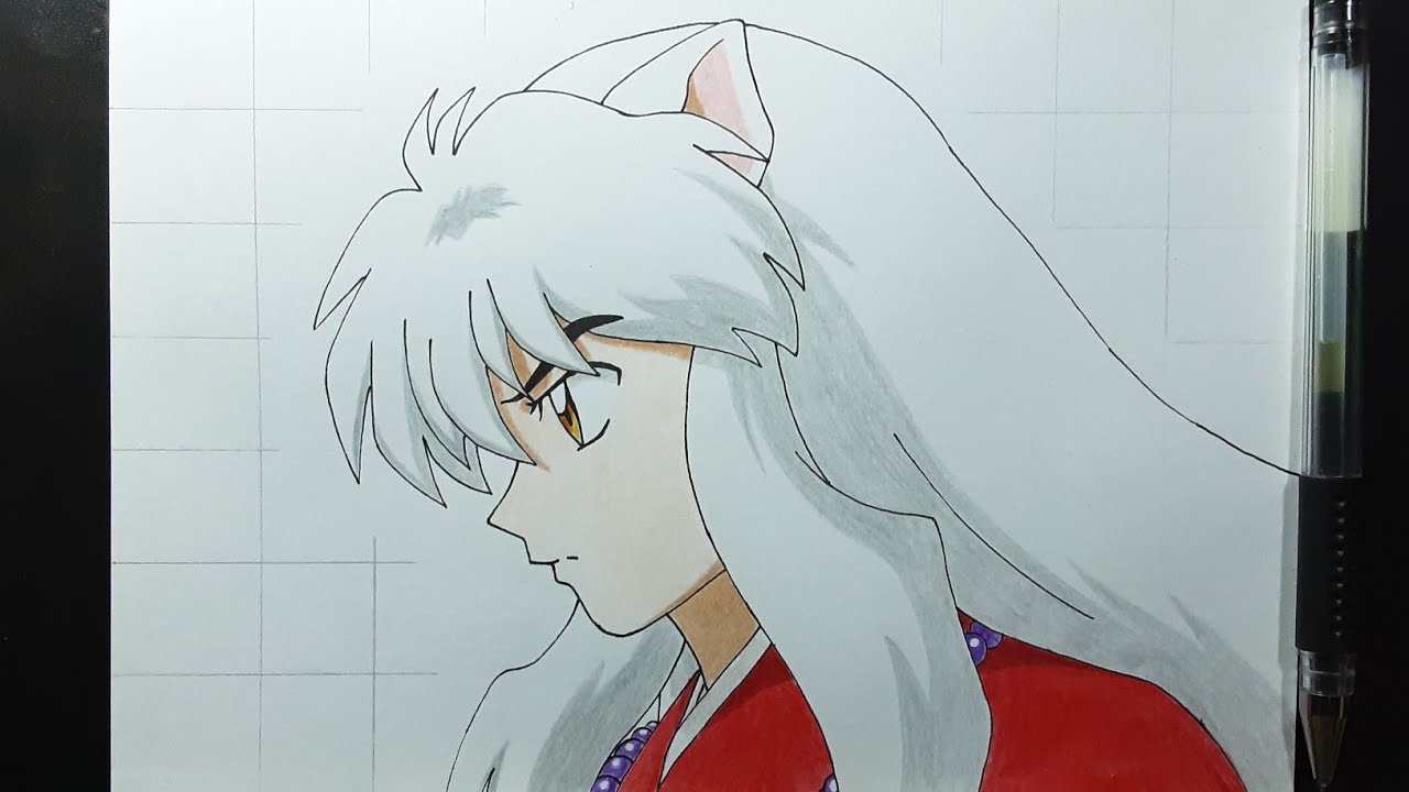 how to draw Inuyasha step by step