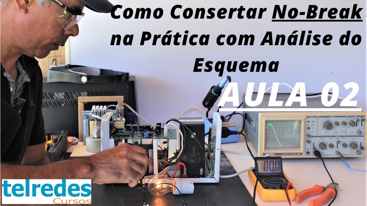 Como Consertar No - Break Passo a Passo com Análise do Esquema - Aula 02
