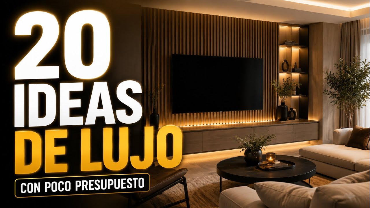 20 Ideas de Decoración de Lujo para Tu Casa ✨ ¡La #7 Te Dejará con la Boca Abierta!