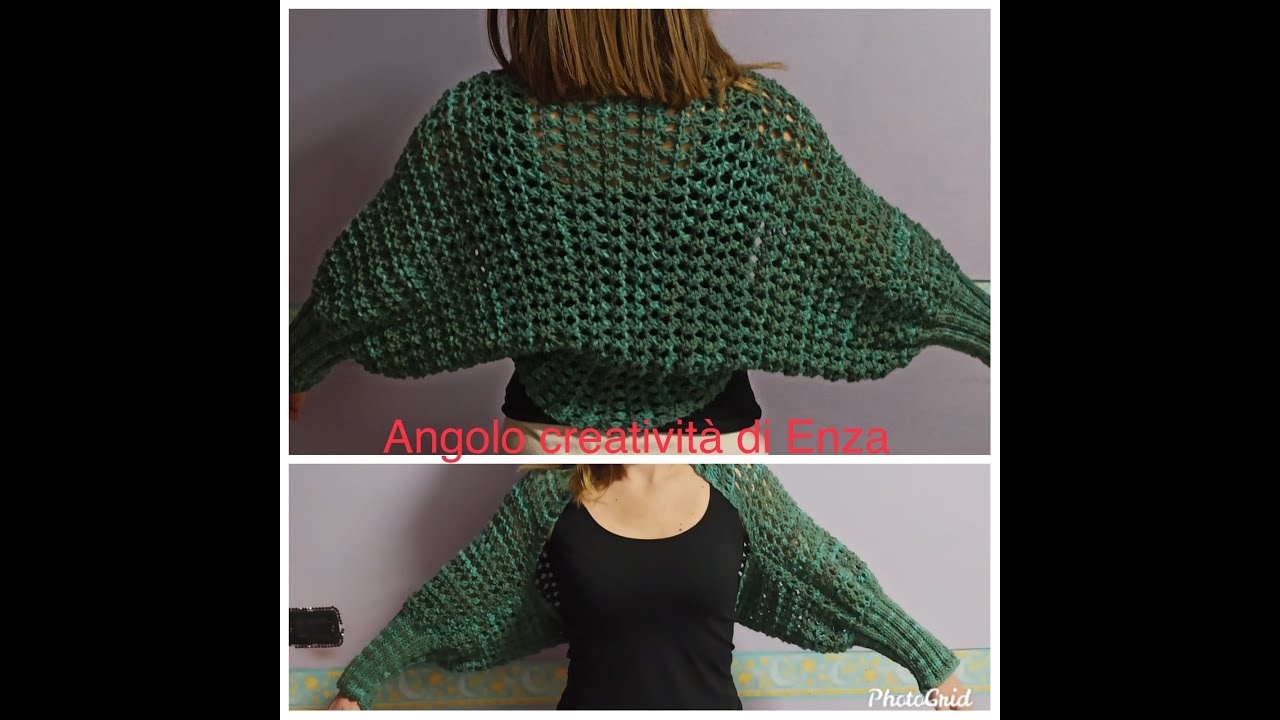 Maglia /Coprispalle ai ferri facilissima 🧶🧶