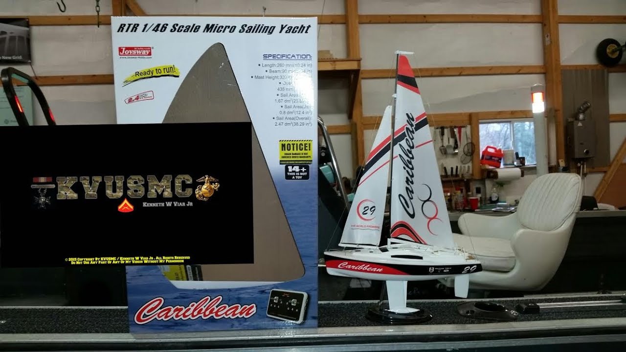 Joysway Caribbean Micro Sail Boat RC By KVUSMC