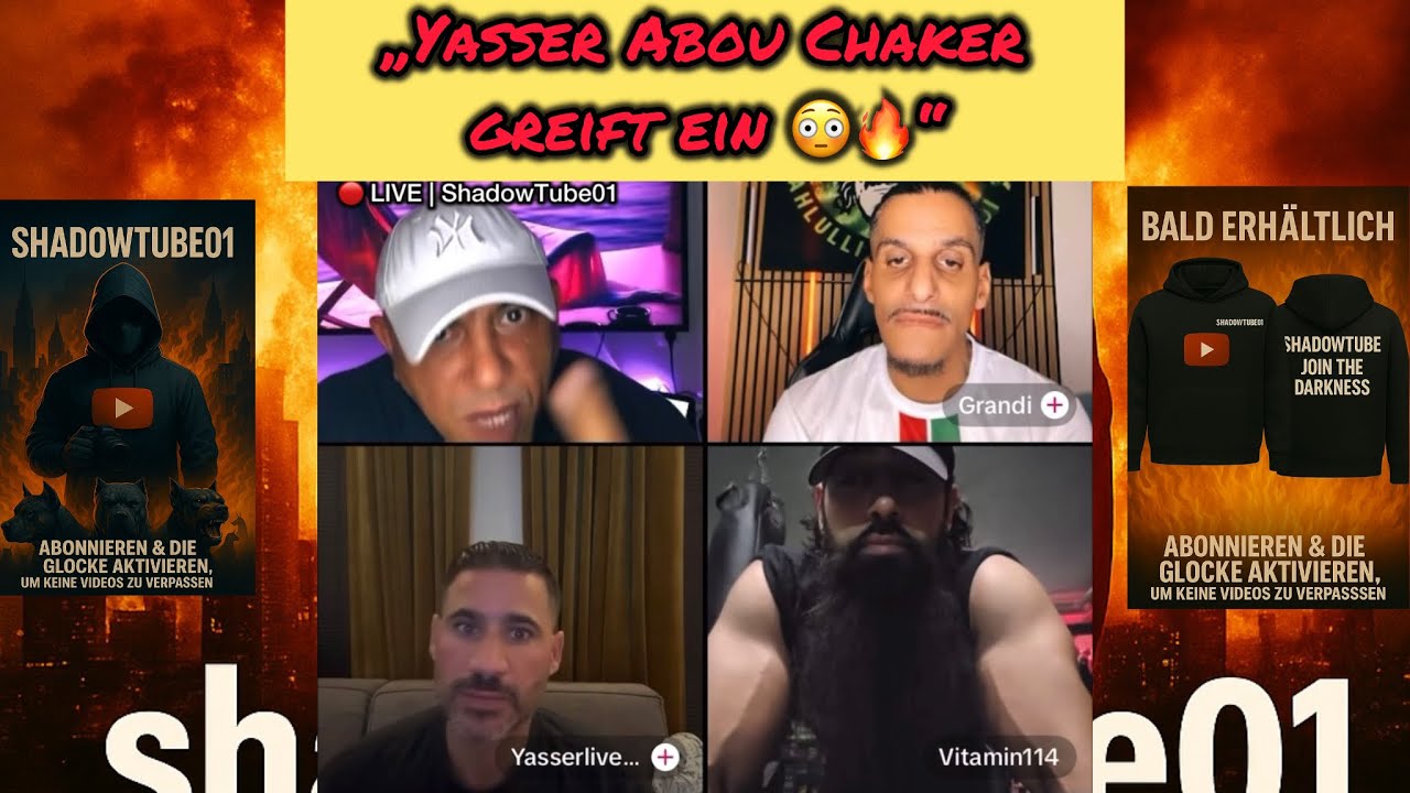 „🔥 Streit zwischen Brahim Z & Vitamin 114! 😳 Yasser Abou Chaker versucht zu schlichten“