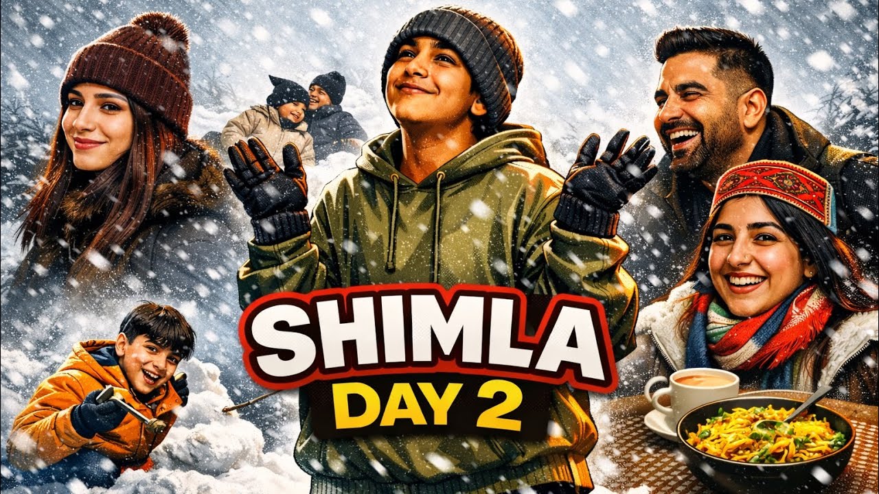 Shimla Day 2 | Valleys of Theog, Taj Resort Stay & Snow Fun in Kufri 