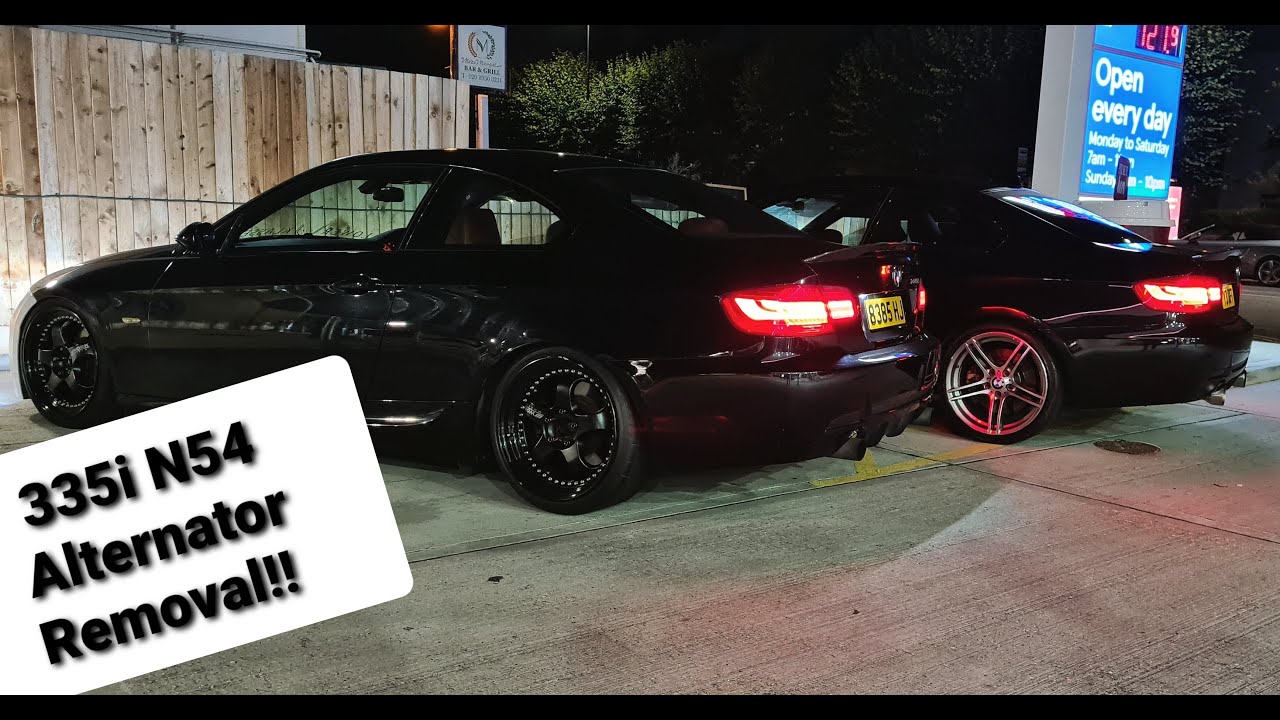 BMW 335i N54 Alternator DIY! Without Removing Oil Filter Housing! Part 1! The Removal!!