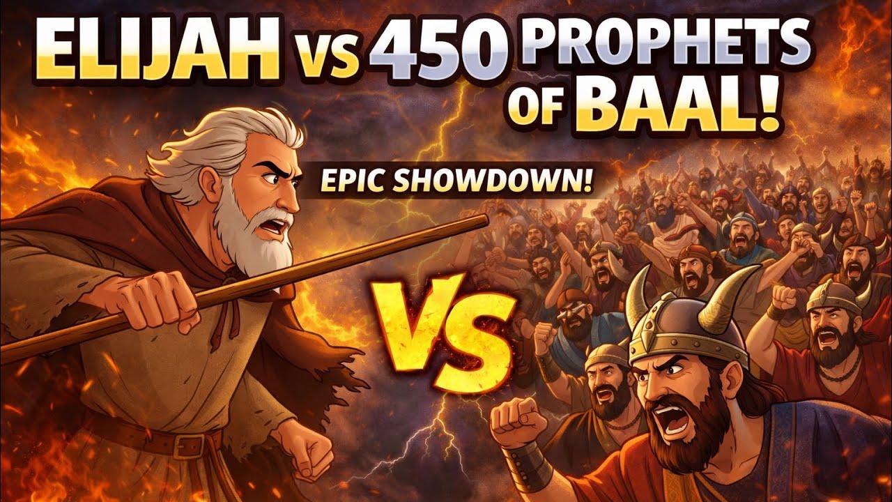 Elijah and the Fire from Heaven! | Epic Bible Story for Kids (1 Kings 18)