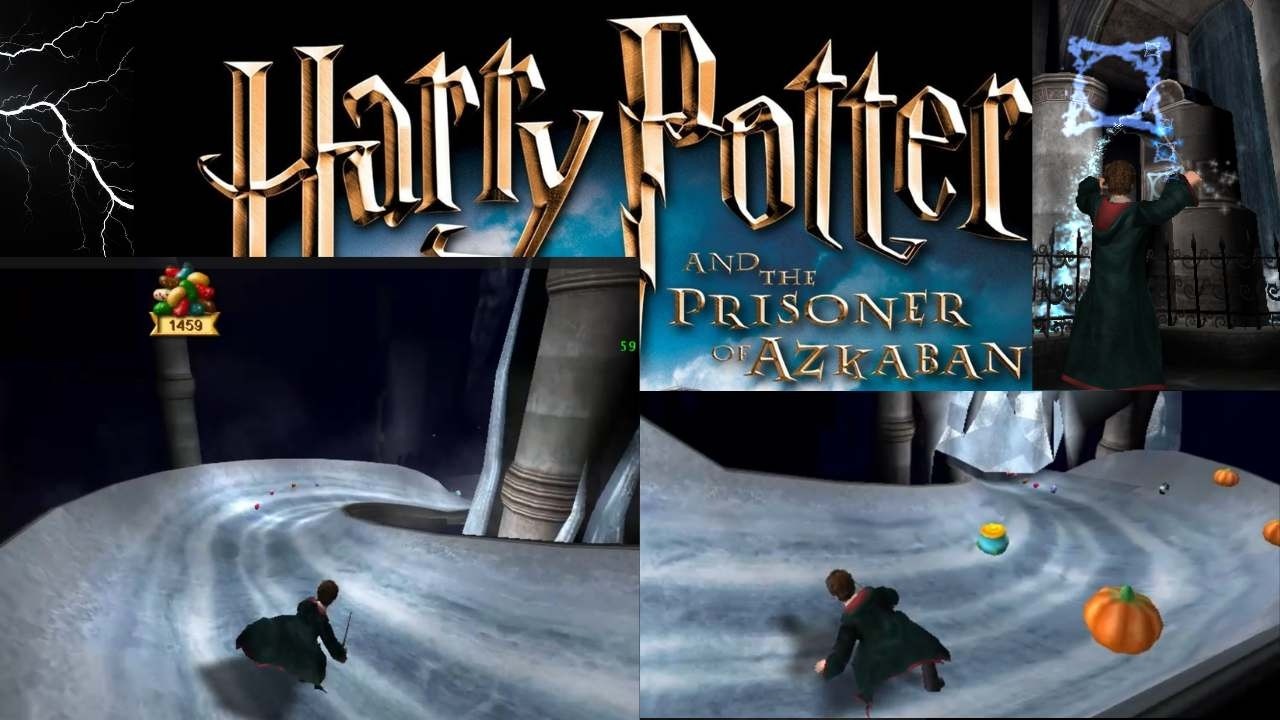 Harry Potter goes skating on ice