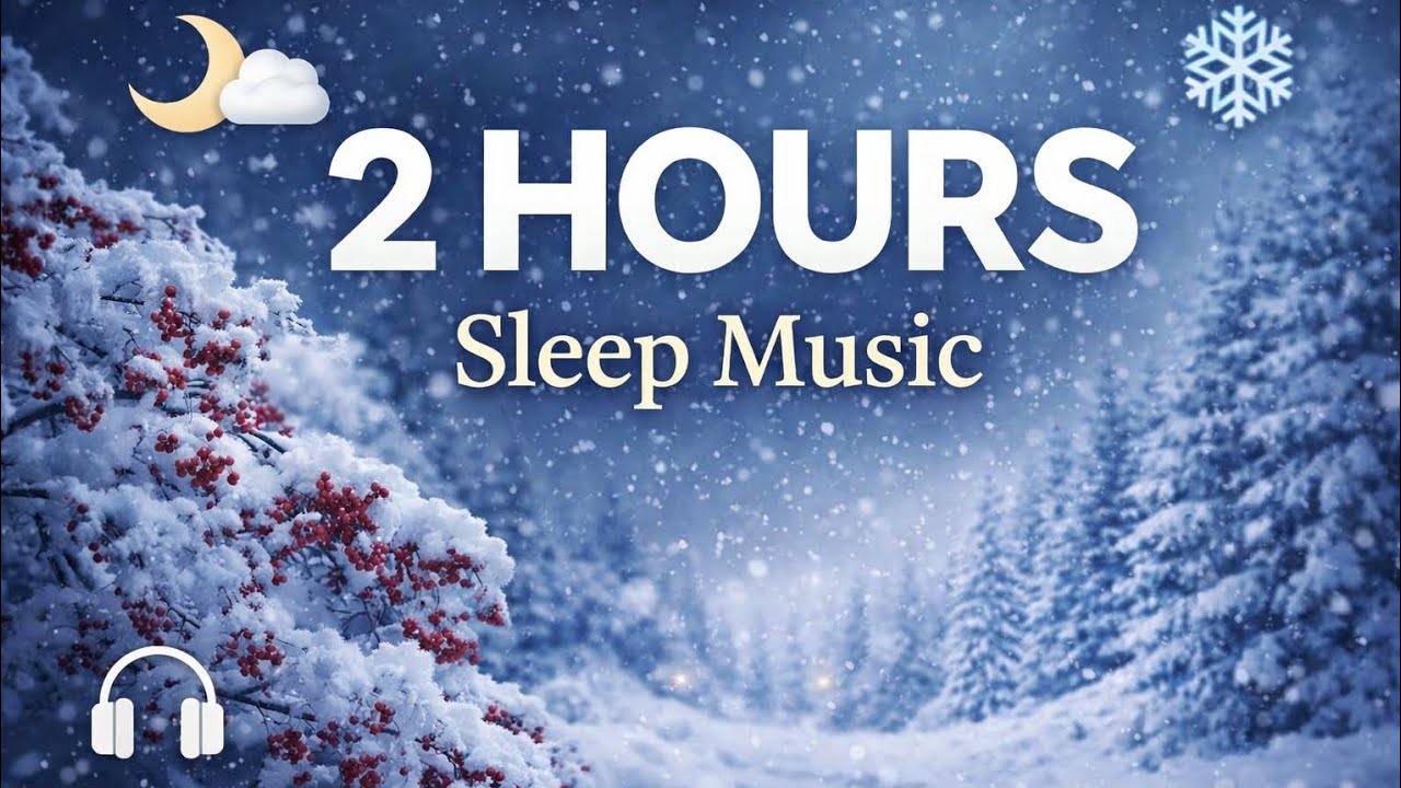 “2 Hours Snowy Night Ambience ❄️ Music for Sleep, Relax & Deep Rest” | กล่อมนอน
