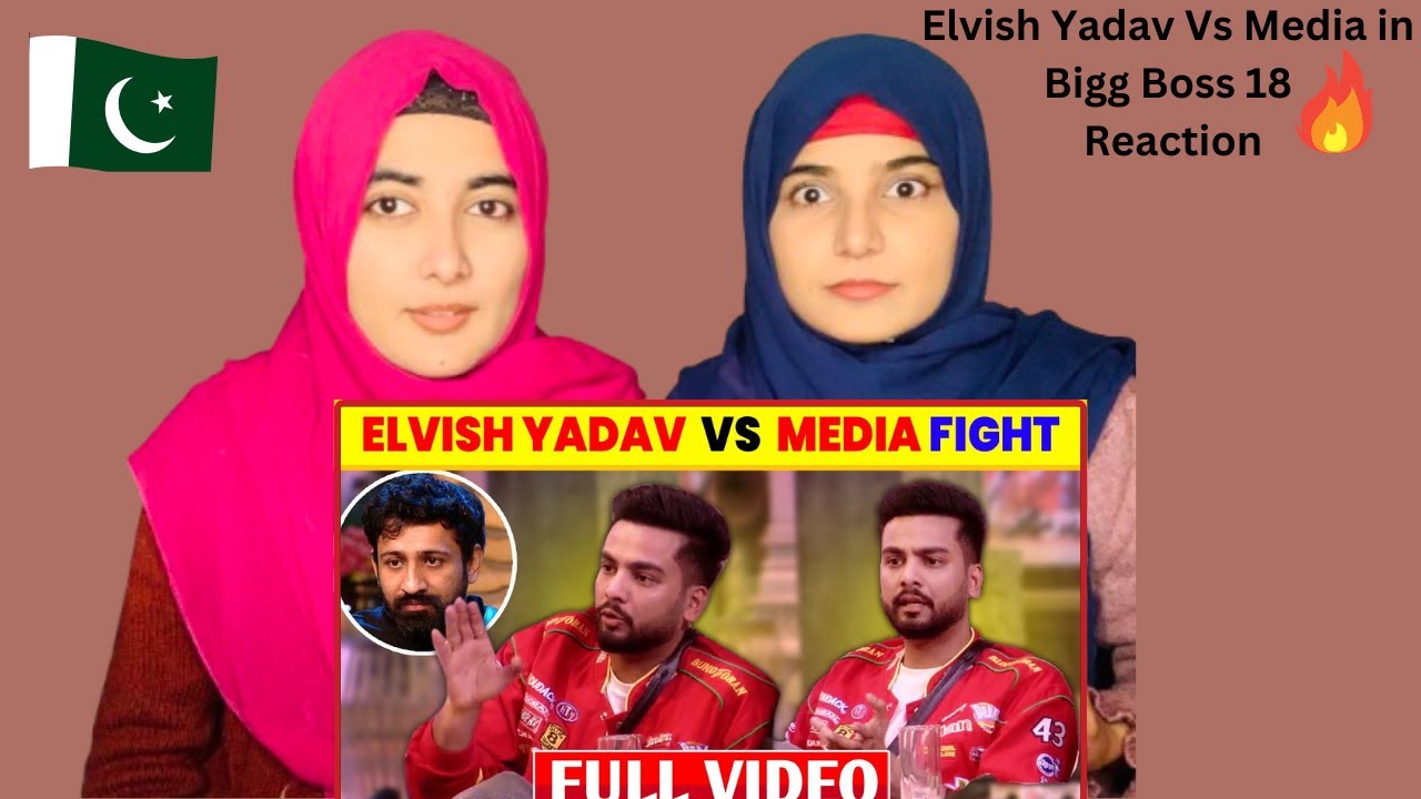 Elvish Yadav Vs Media in Bigg Boss 18 |Elvish Yadav ANGRY On Media 😡 |Pakistani Reaction