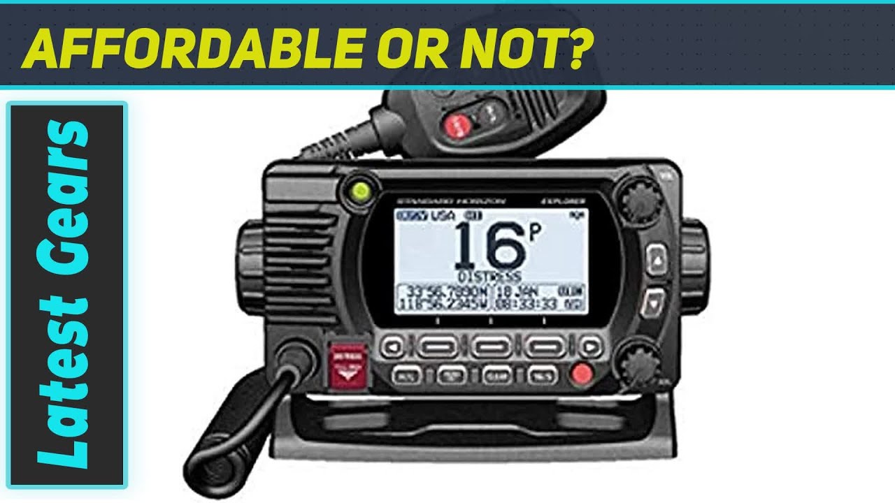 STANDARD Horizon GX1850B Black VHF/NMEA2000: The Ultimate Marine Communication Upgrade