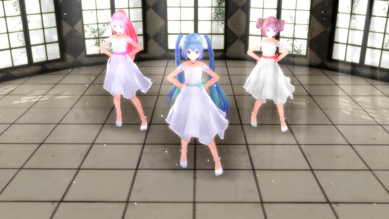 MMD Miku Teto Luka Nee