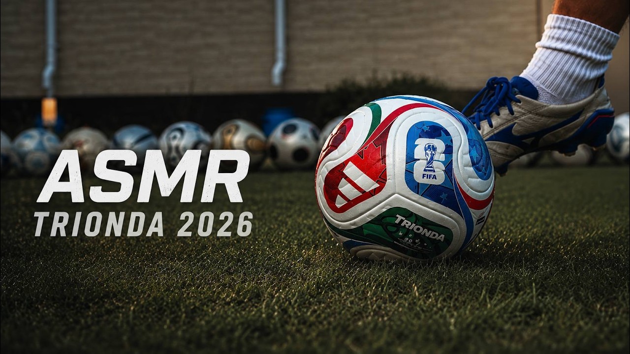 ASMR test Trionda FIFA World Cup 2026 Unboxing Official Match Ball Pro & Winter -USA, Canada, Mexico