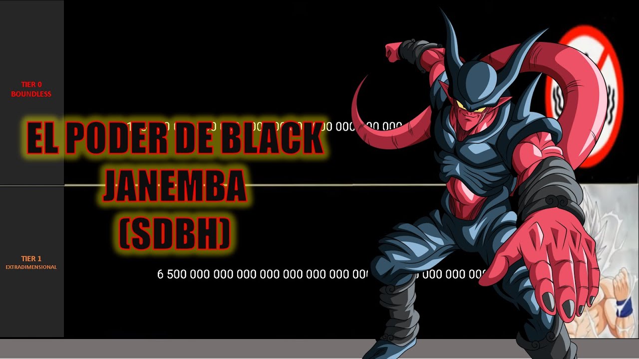 Nivel de poder de Black Janemba (SDBH) dragon ball heroes
