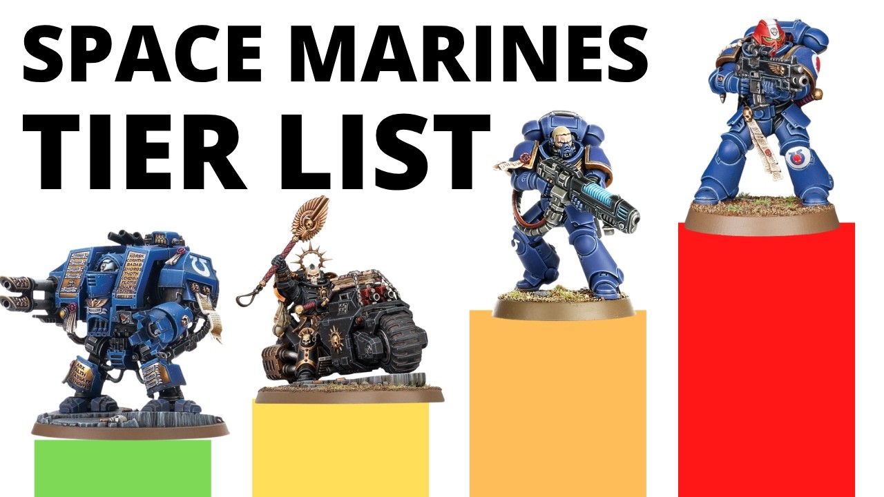 Space Marines Tier List for Warhammer 40K 11th Edition - Strongest + Weakest Units in the Codex!