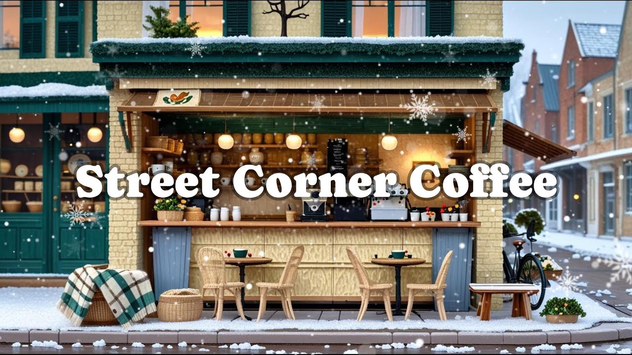 Street Corner Coffee – Chill Winter Morning with Jazzy Lo-Fi Beats for Study & Work