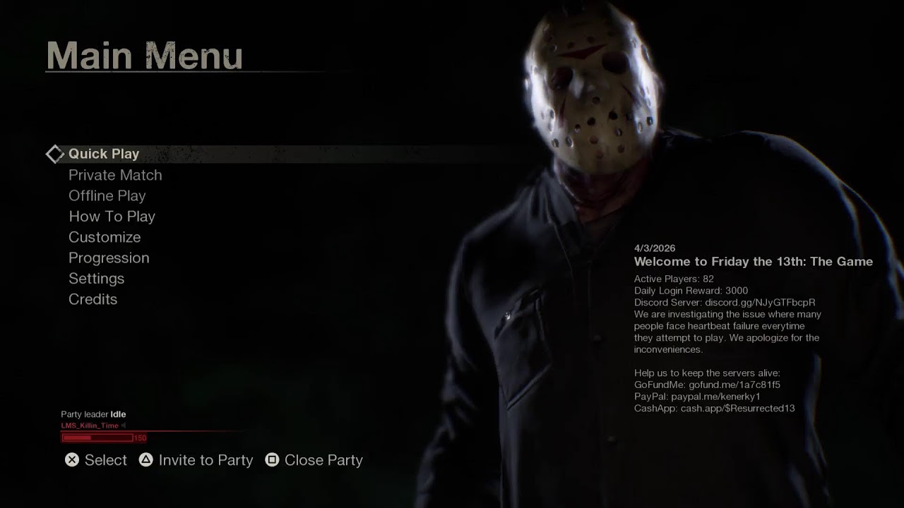 Friday The 13th The Game!! Evil Lurks!! With KillinTime!!