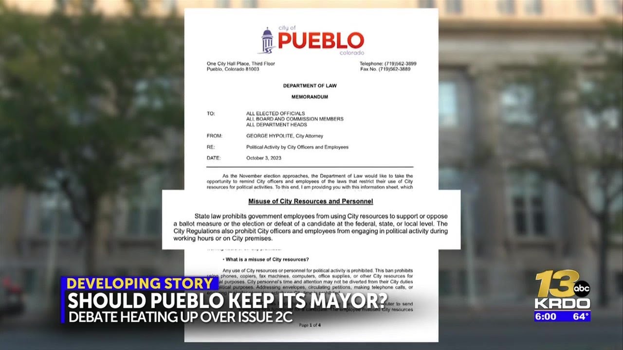 Understanding ballot question 2C: Pueblo's proposal to shift to city manager governance