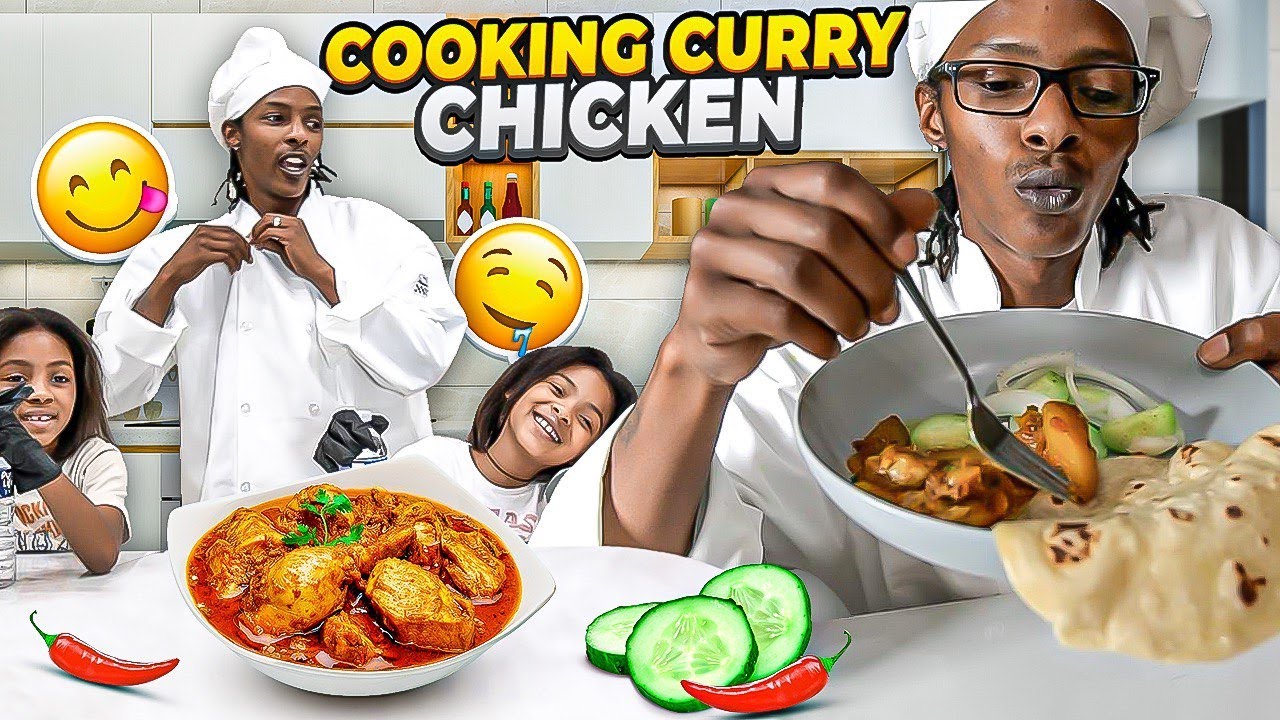 Cooking Curry Chicken
