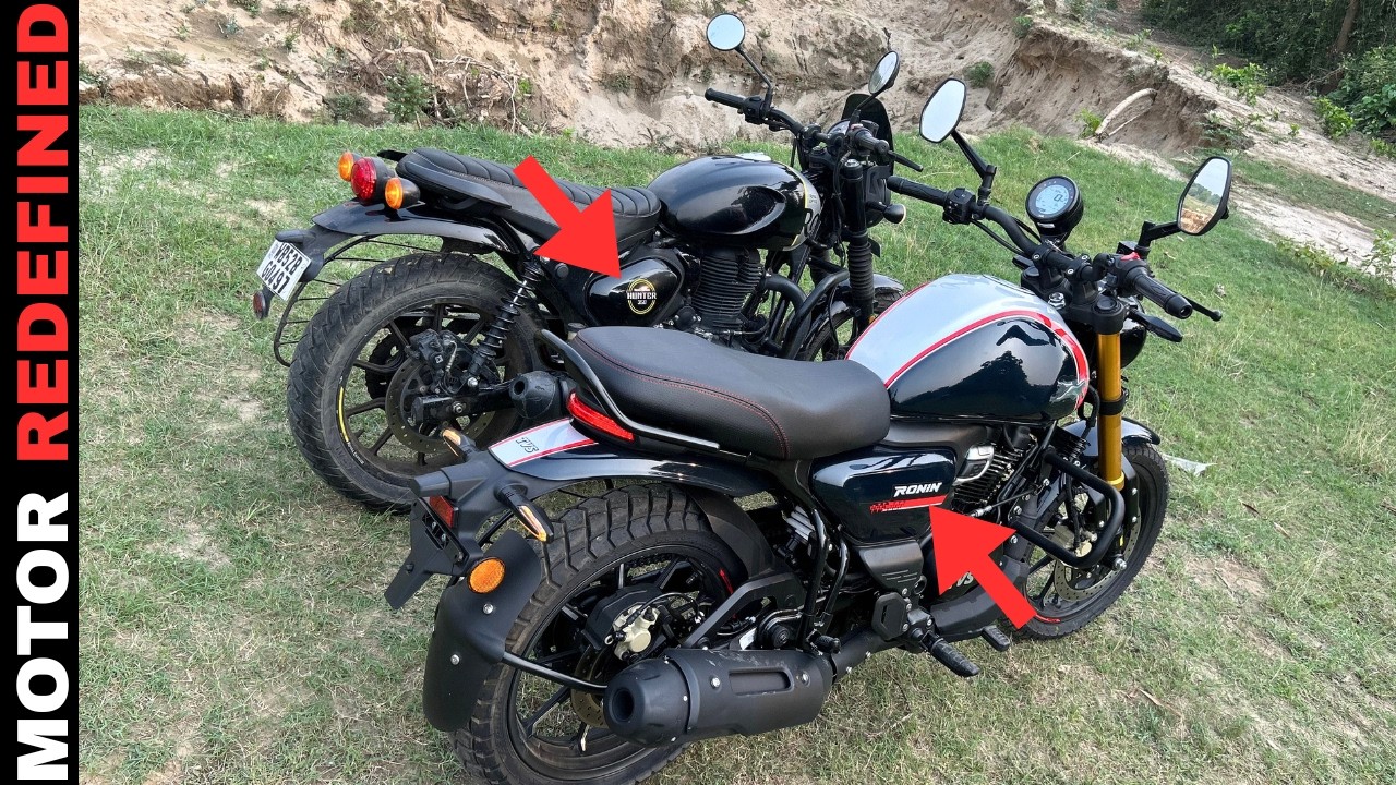 2025 TVS RONIN 225 Mid Model VS ROYAL ENFIELD HUNTER 350 Ride Comparison | Hunter 350 Winner??