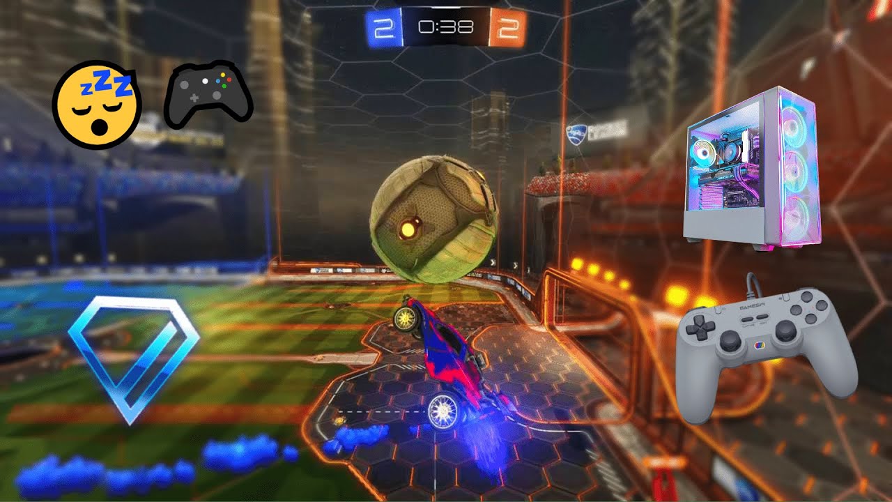 Rocket League Controller ASMR 😴🎮 | Diamond 1 1v1 Smooth Gameplay