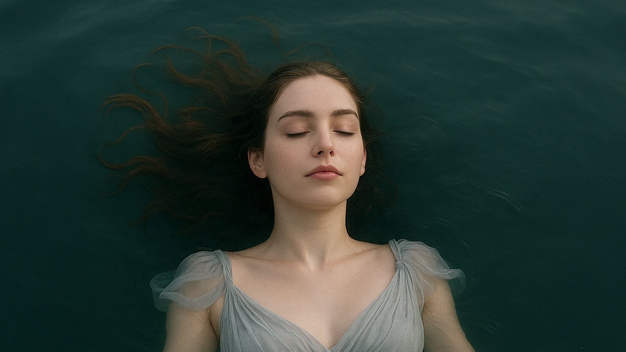 Floating Alone in Calm Water for Deep Relaxation