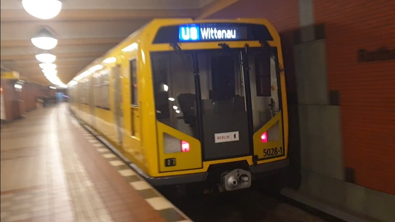 U-Bahn Berlin|Mitfahrt im H01 auf der U8 von Alexanderplatz bis Rathaus Reinickendorf