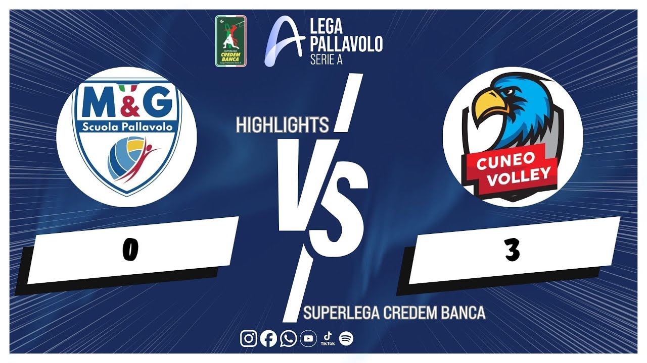 Yuasa Battery Grottazzolina vs. MA Acqua S.Bernardo Cuneo - Superlega Credem Banca VBTV Match Highli