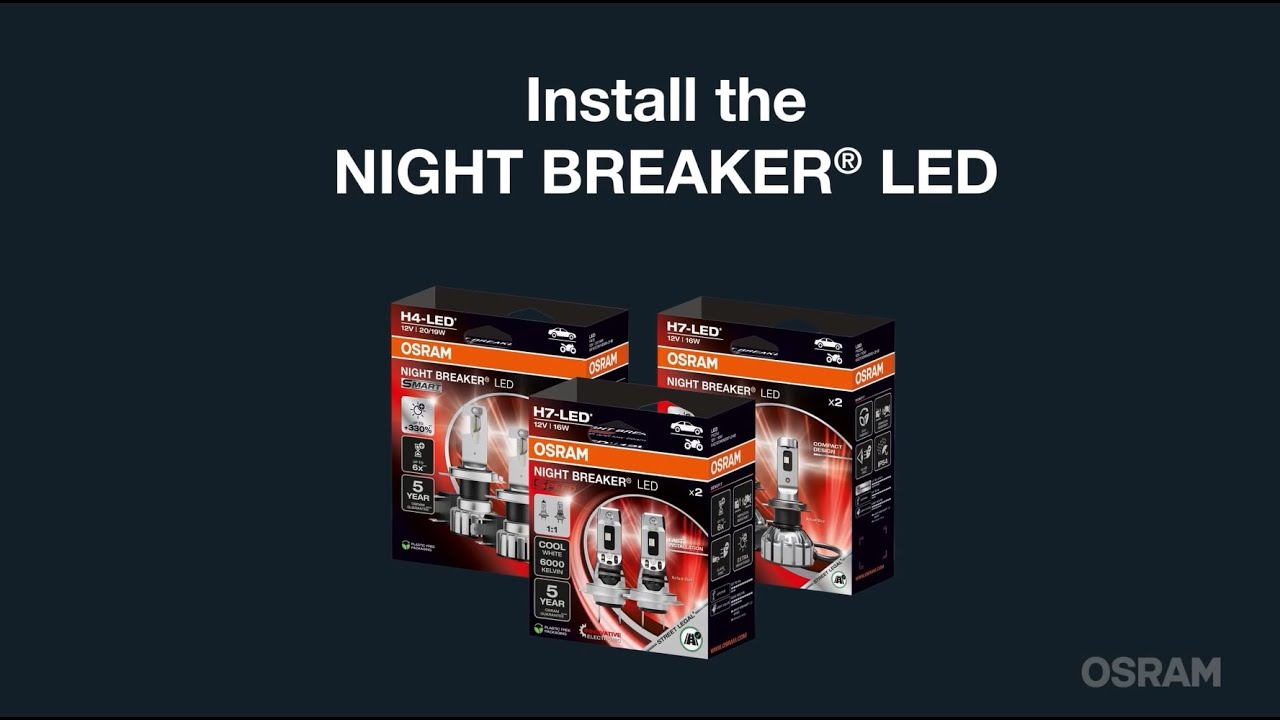 NIGHT BREAKER&reg; LED Homologation &ndash; Switch easily from halogen to LED light!